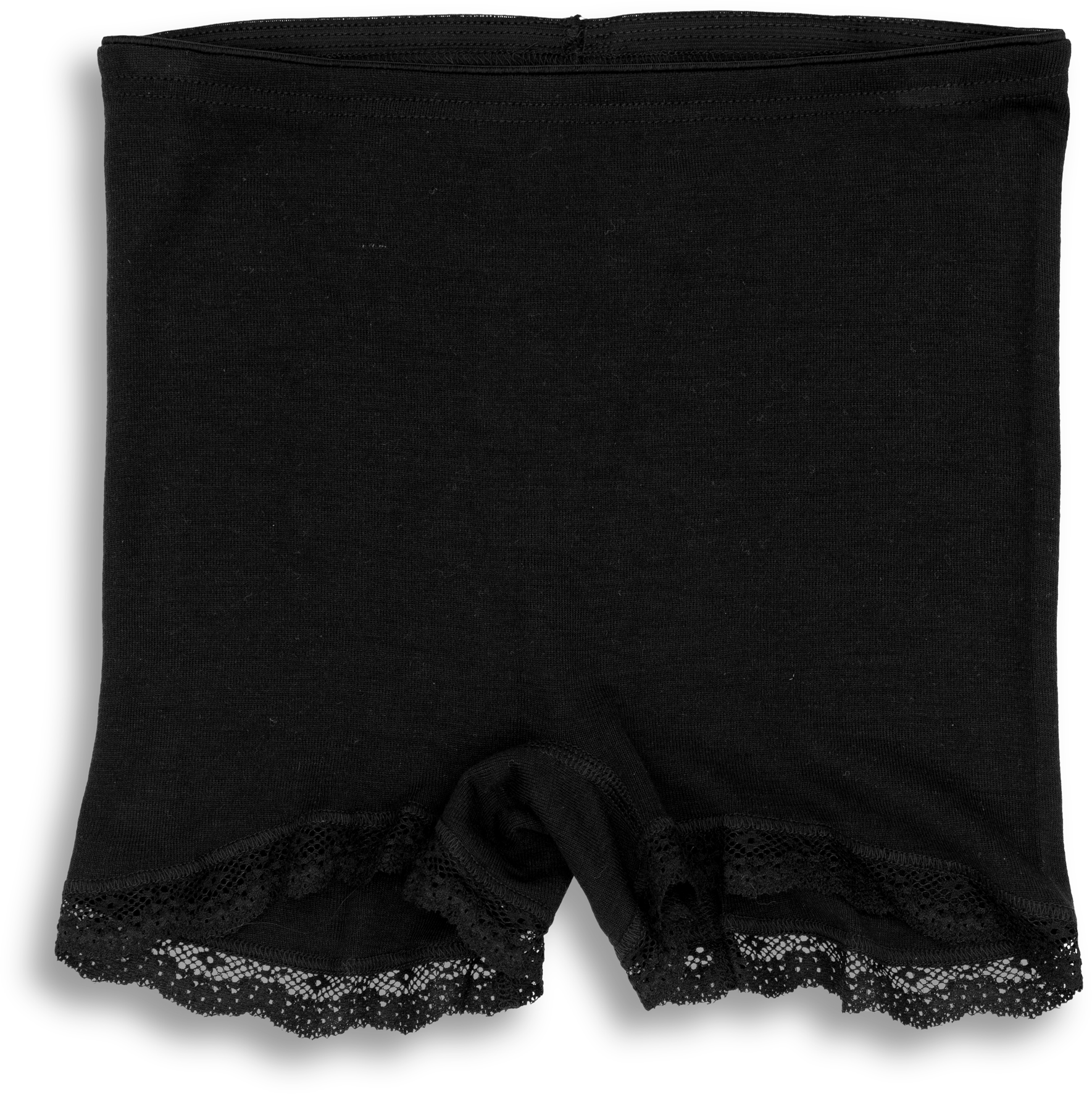 Damen-Pants, kurz, mit Spitze