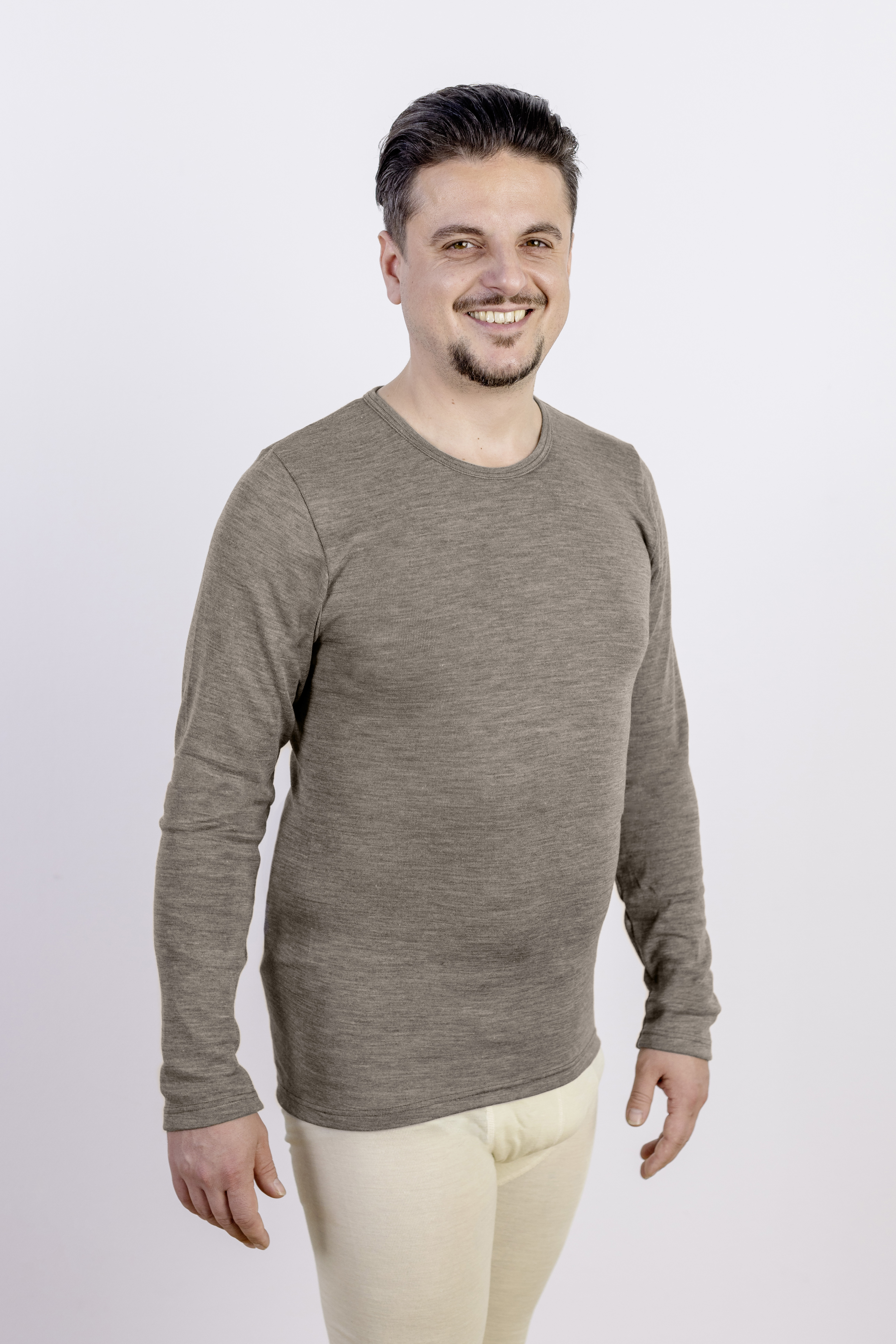 Herren-Shirt, langarm