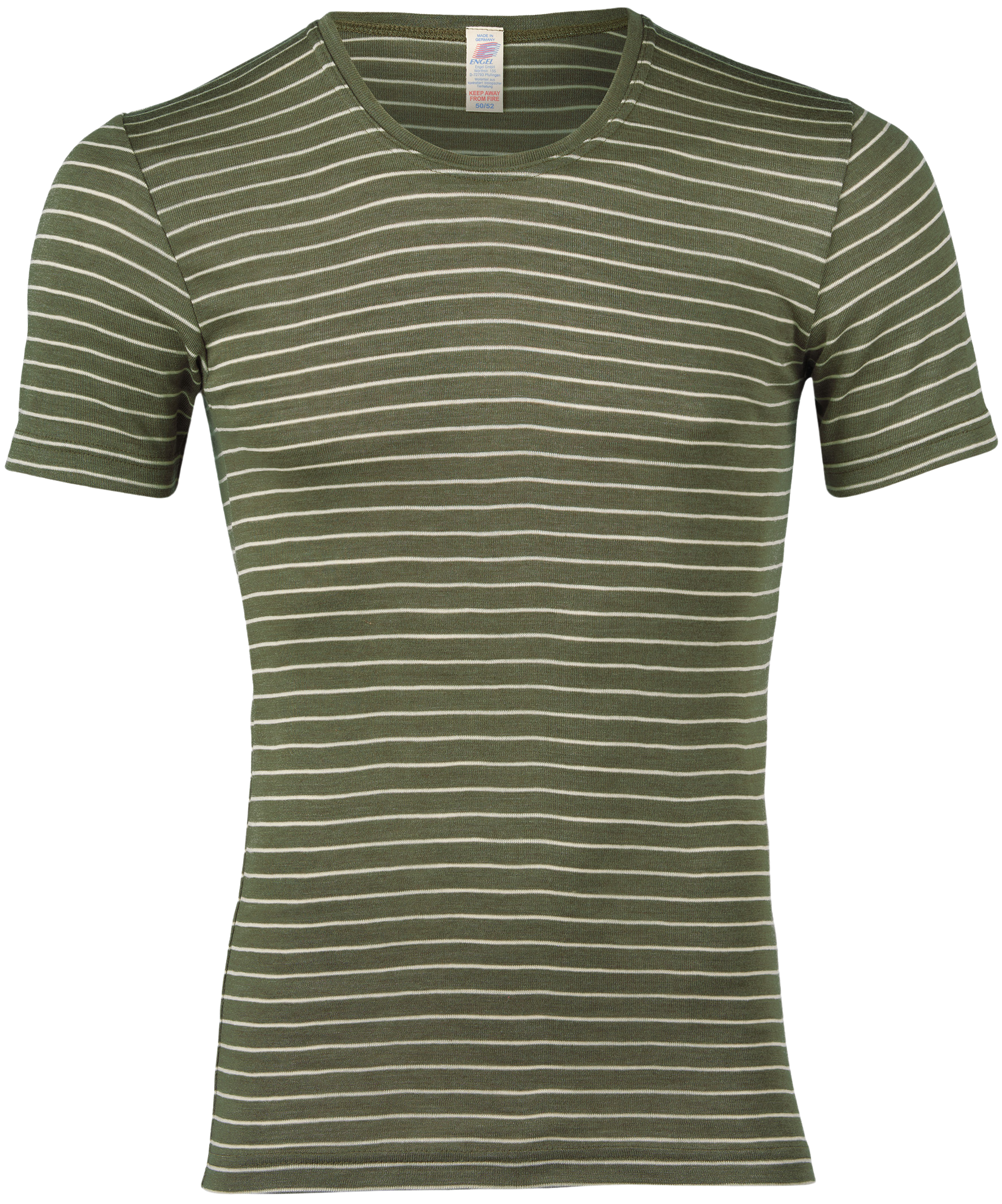 Men's shirt, short sleeved, GOTS