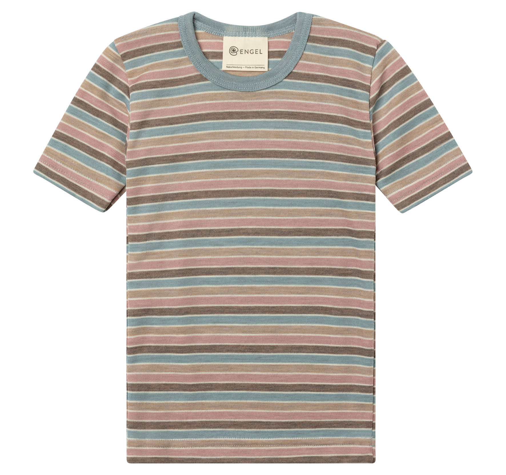 Kinder T-Shirt aus Merinowolle & Seide, GOTS