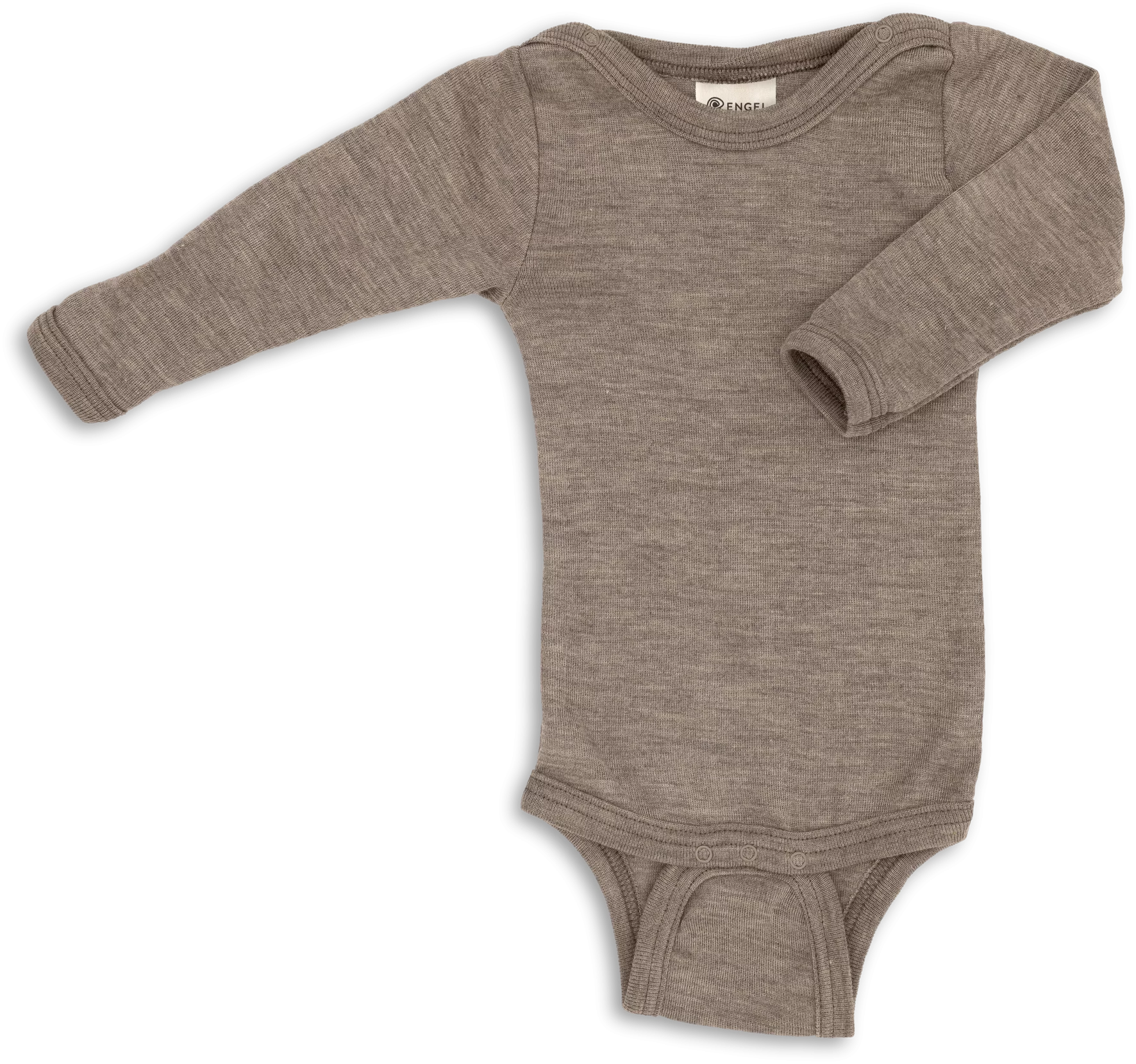Baby-Body, langarm, mit Druckknöpfen