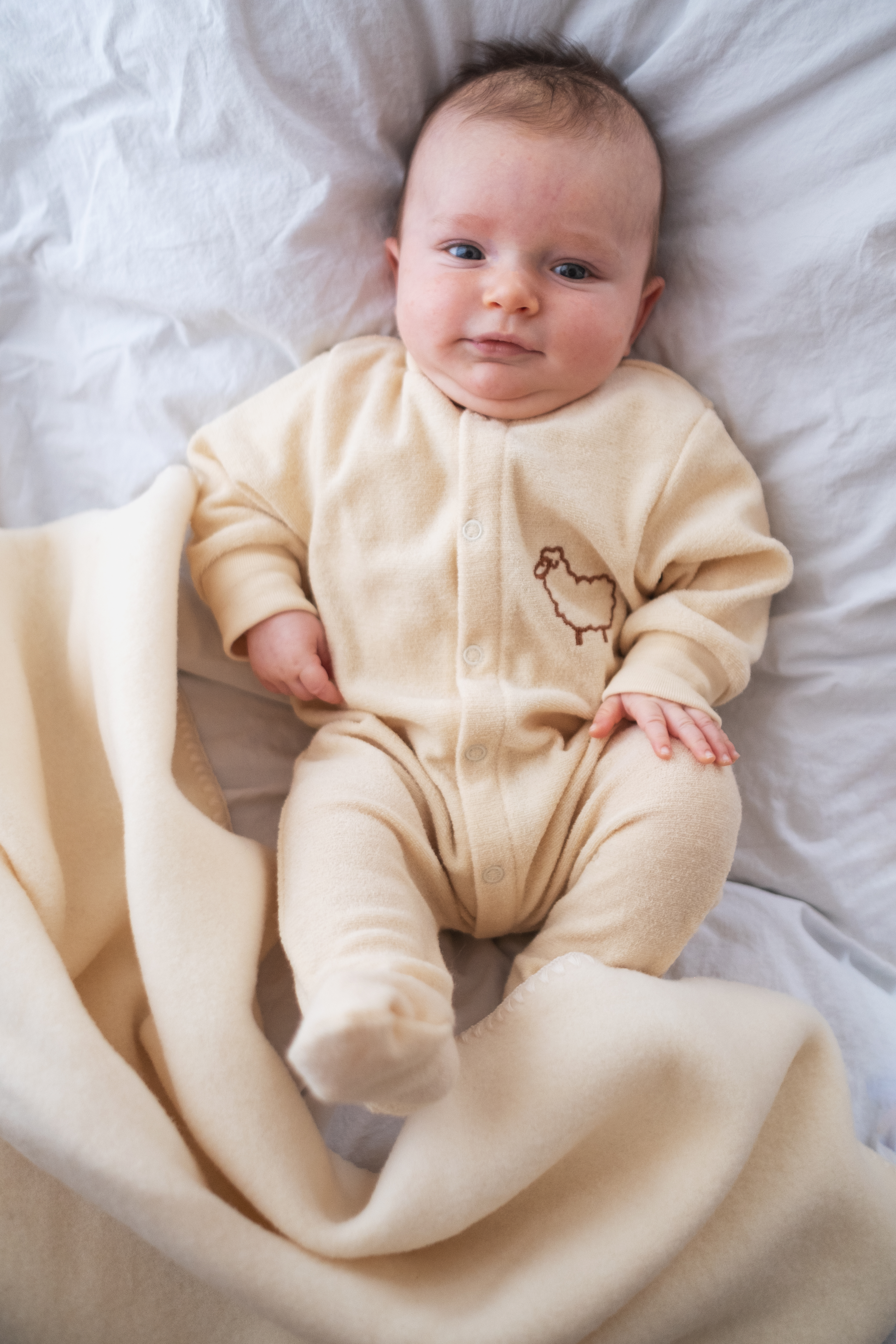 Baby-Schlafanzug, mit Fuß