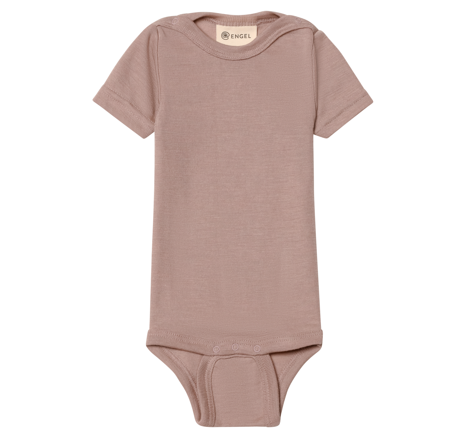Baby body, short sleeved, with press-studs, GOTS