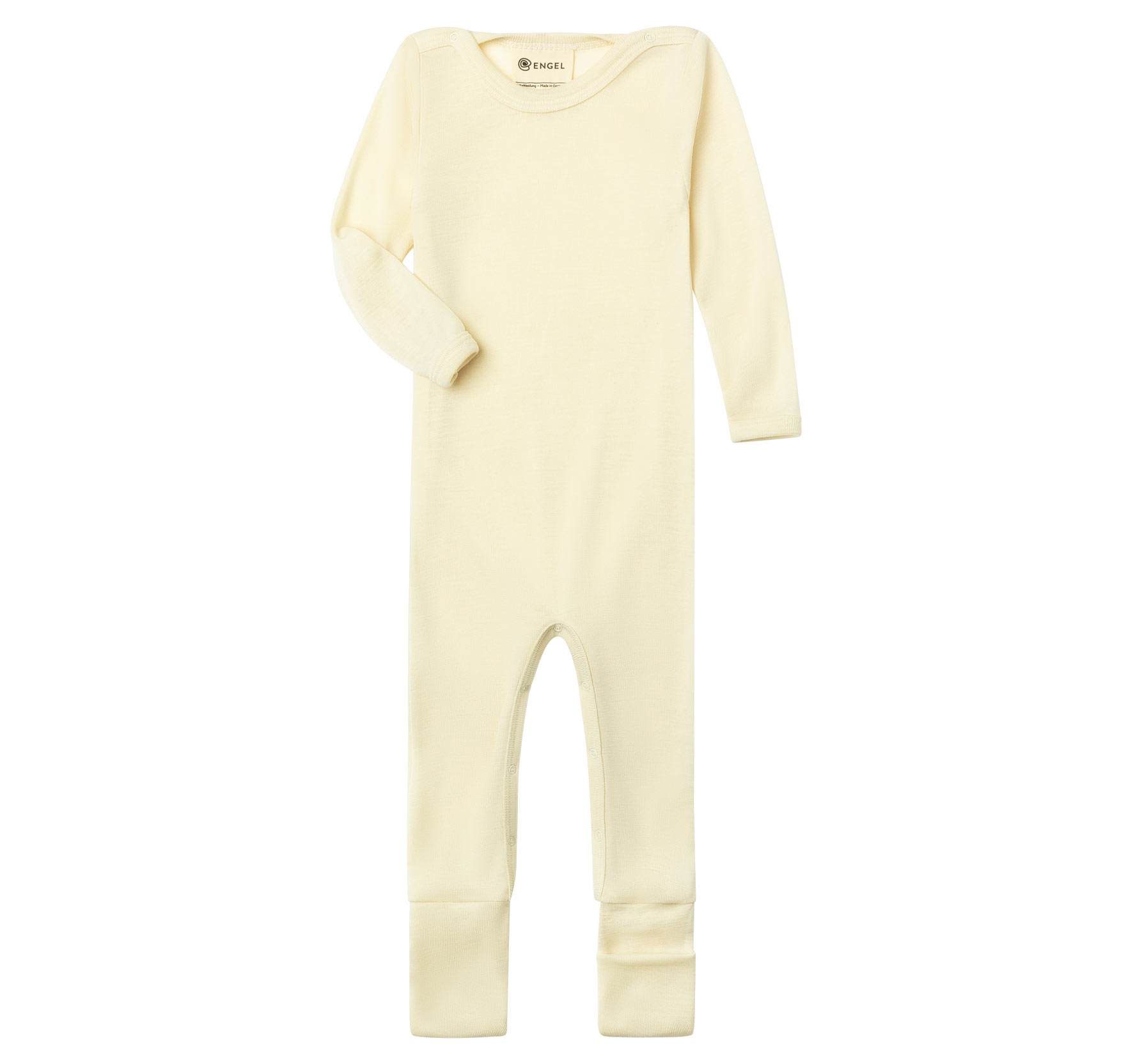 Strampler Baby aus Merinowolle & Seide, GOTS