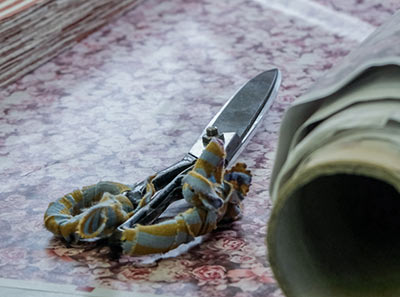 Friedrich Beck GmbH pattern cutting room, Grosselfingen 
