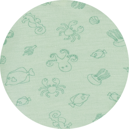 pastellmint (bedruckt)
