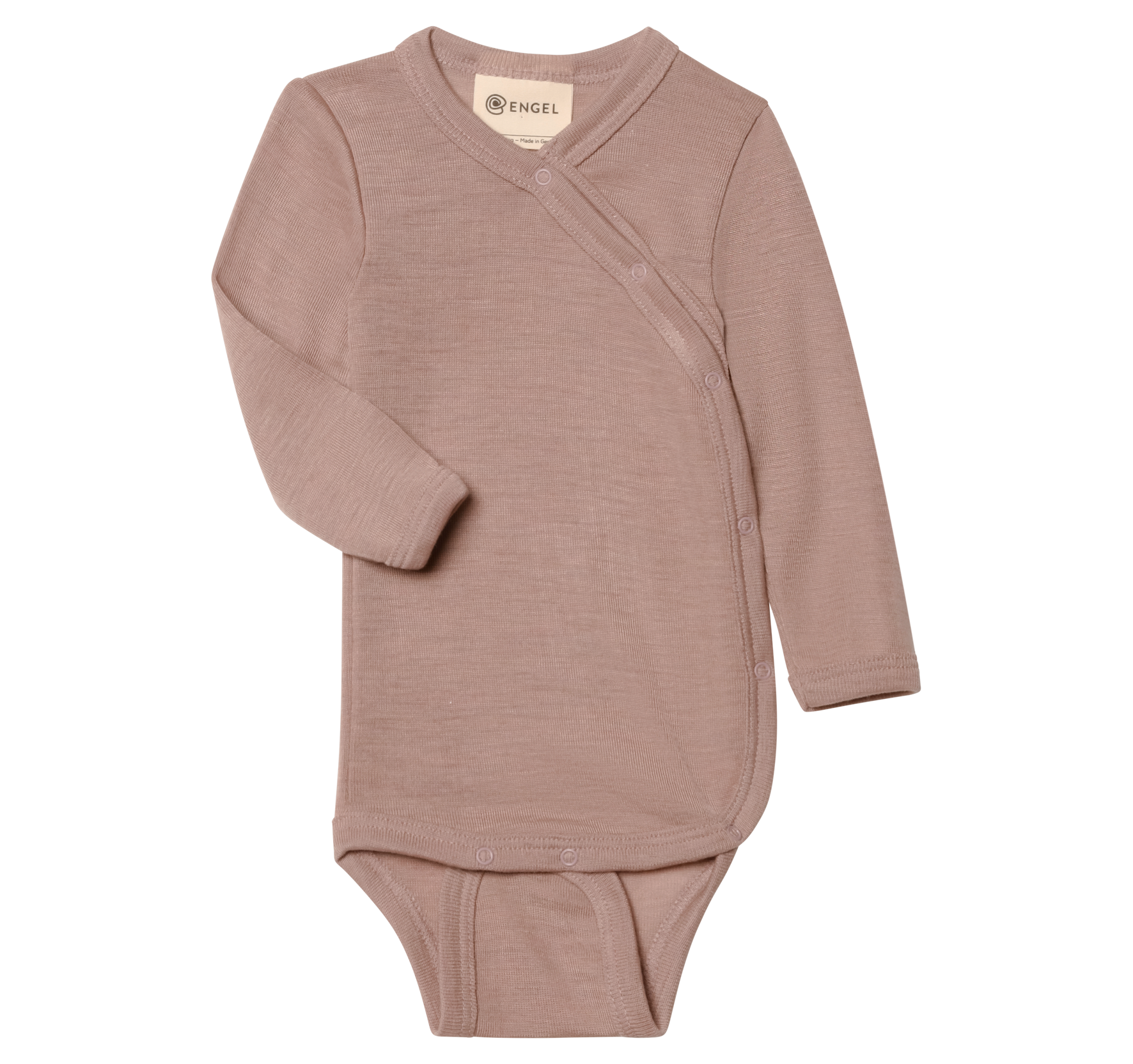 Baby body, long sleeved, GOTS