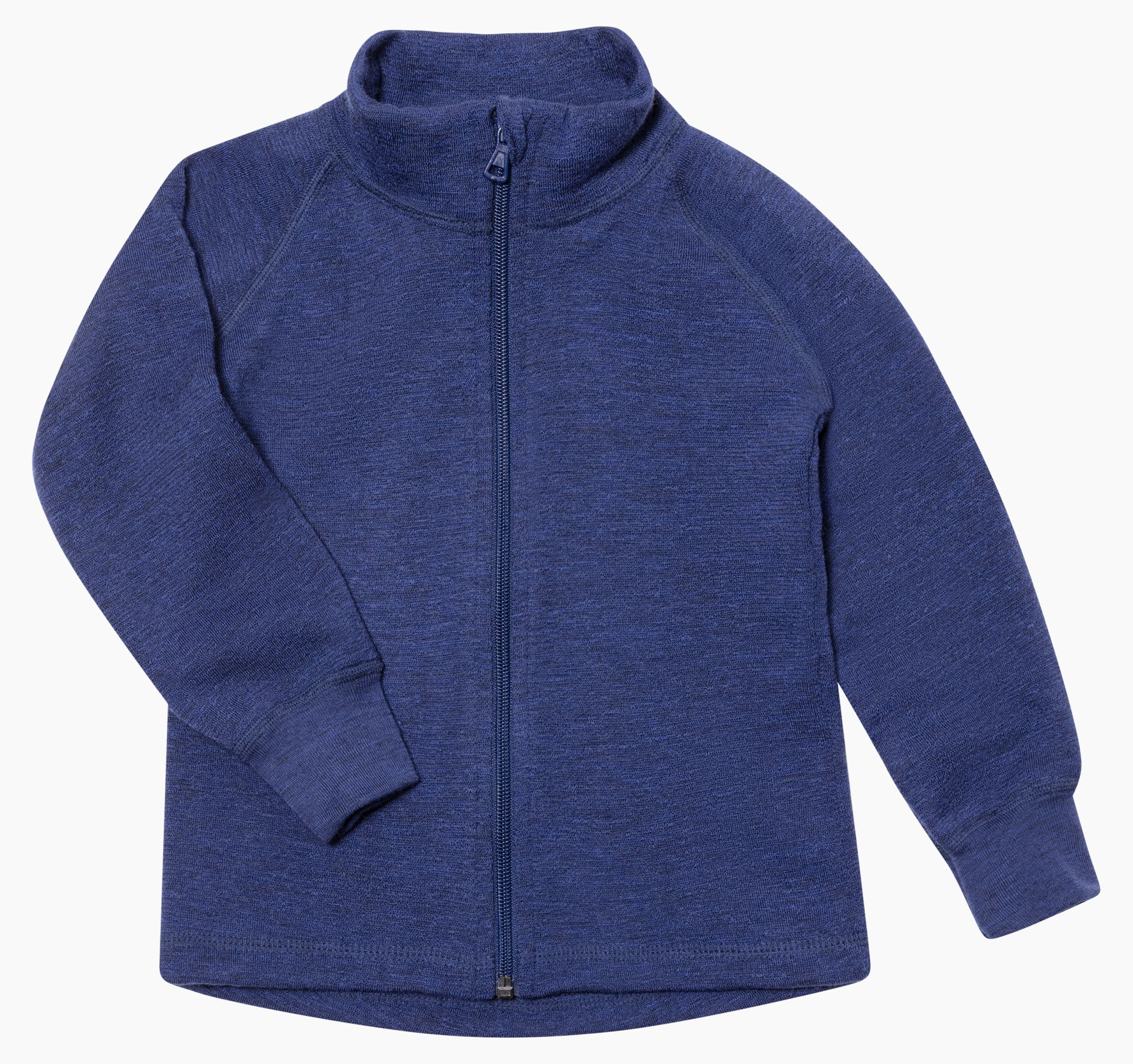 Kinder Zip-Jacke, mit Kinnschutz