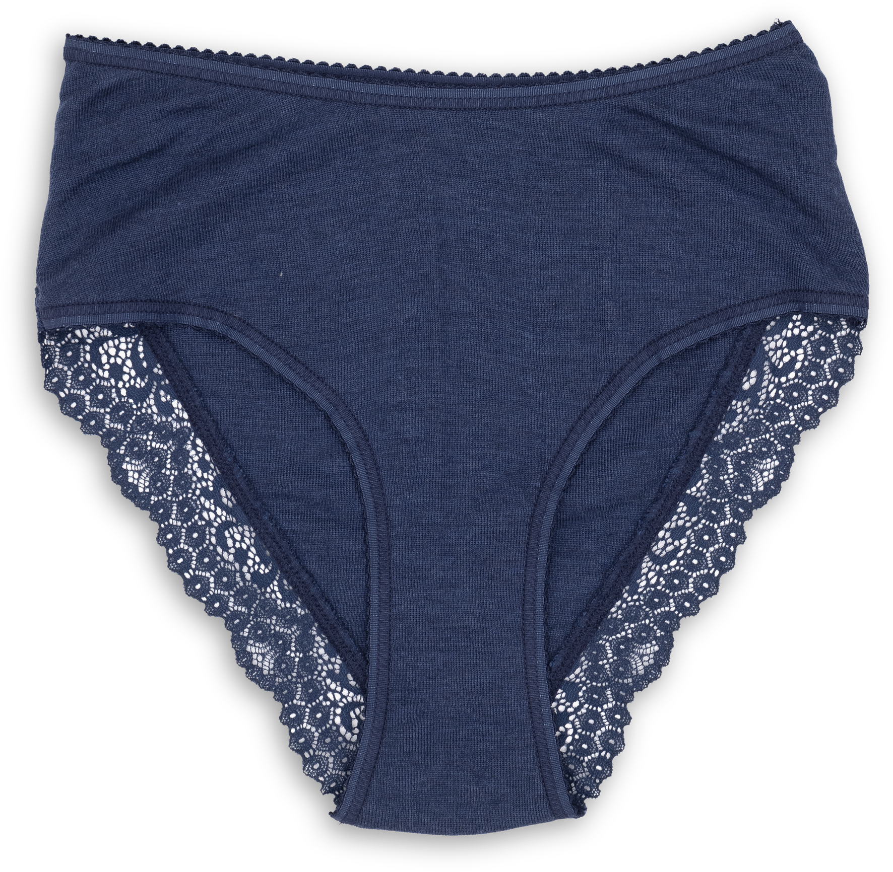 Damen-Pants, kurz, mit Spitze