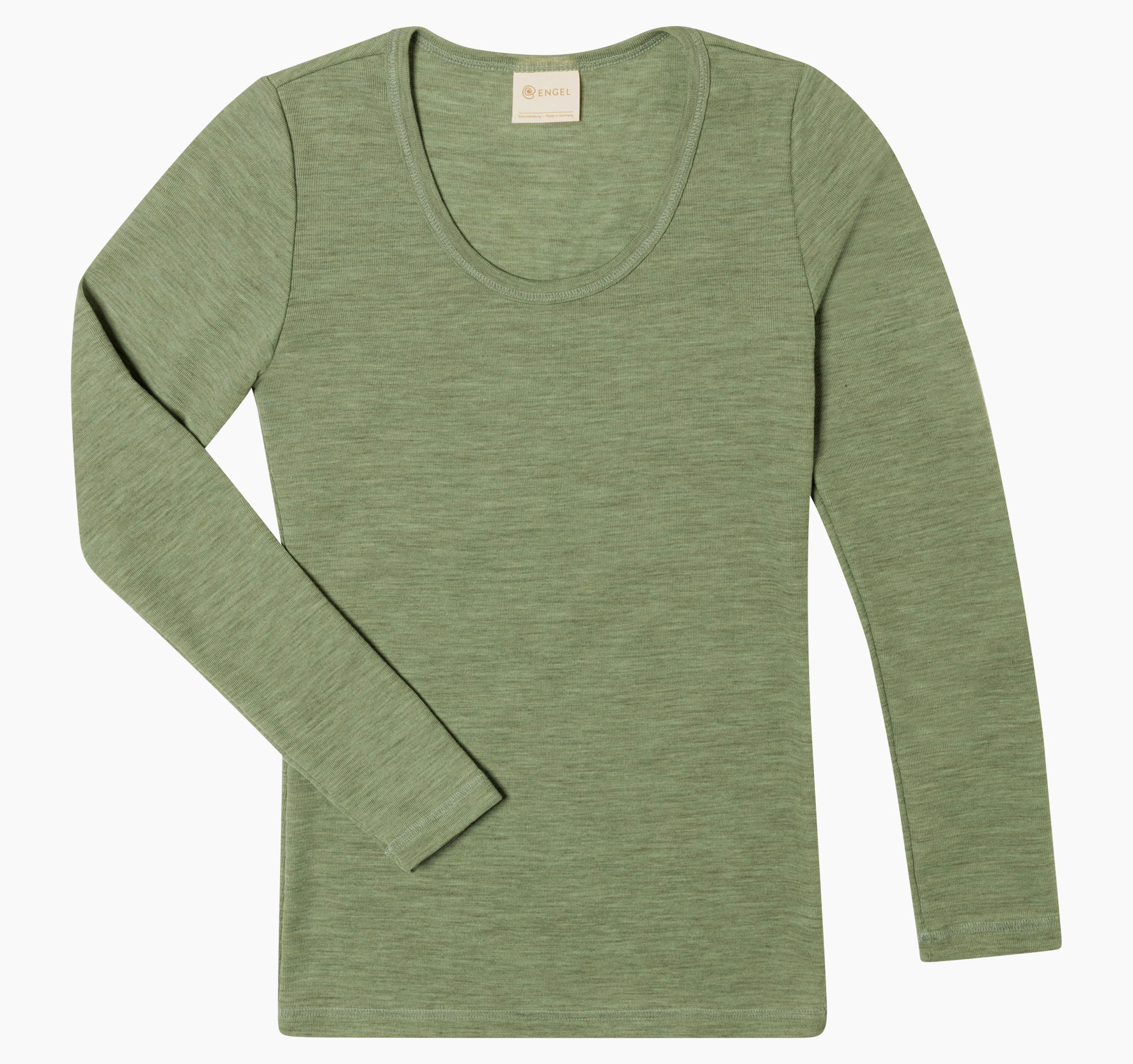 Langarmshirt Damen aus Merinowolle, IVN BEST