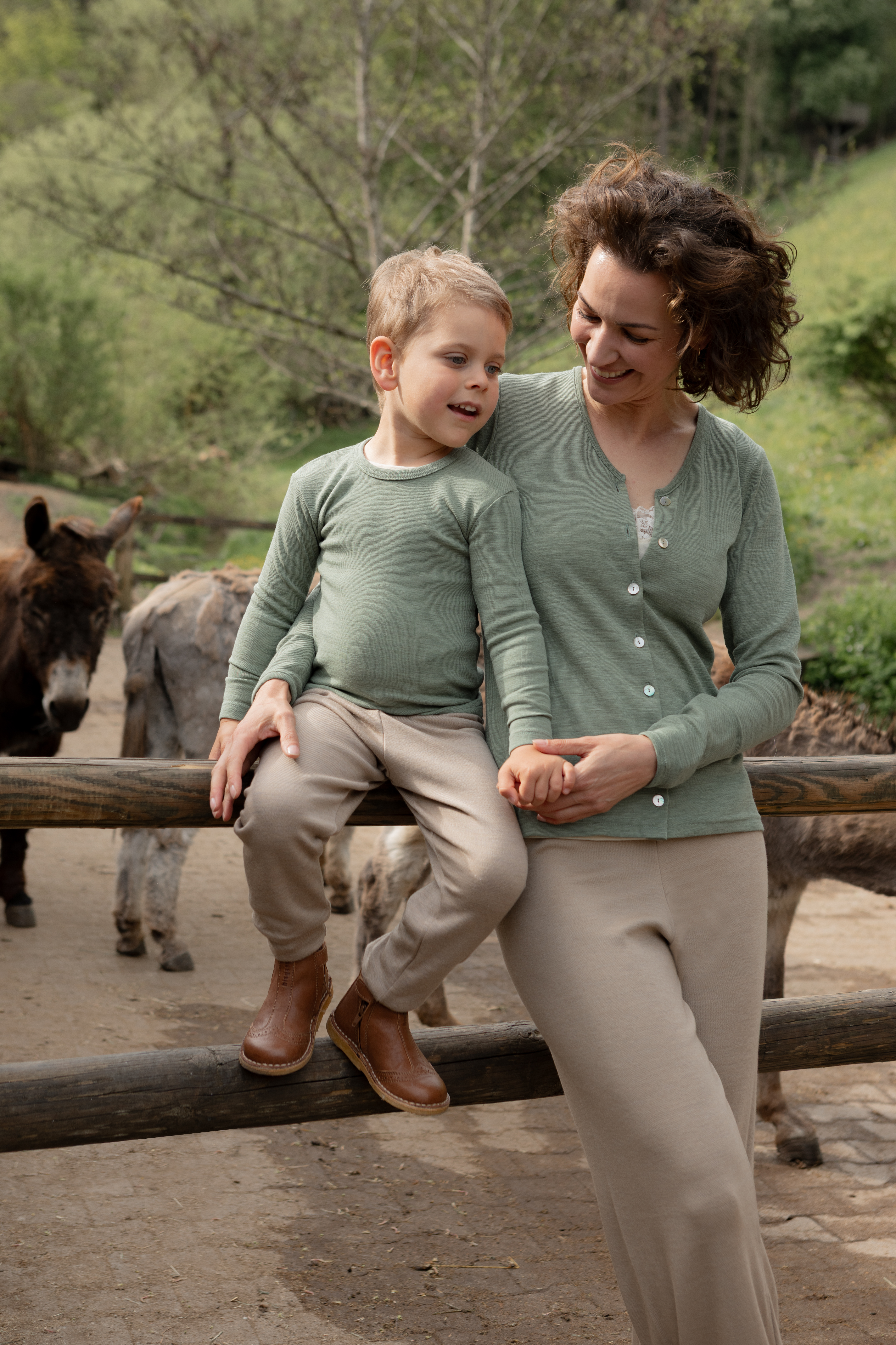 Cardigan Damen aus Merinowolle, IVN BEST
