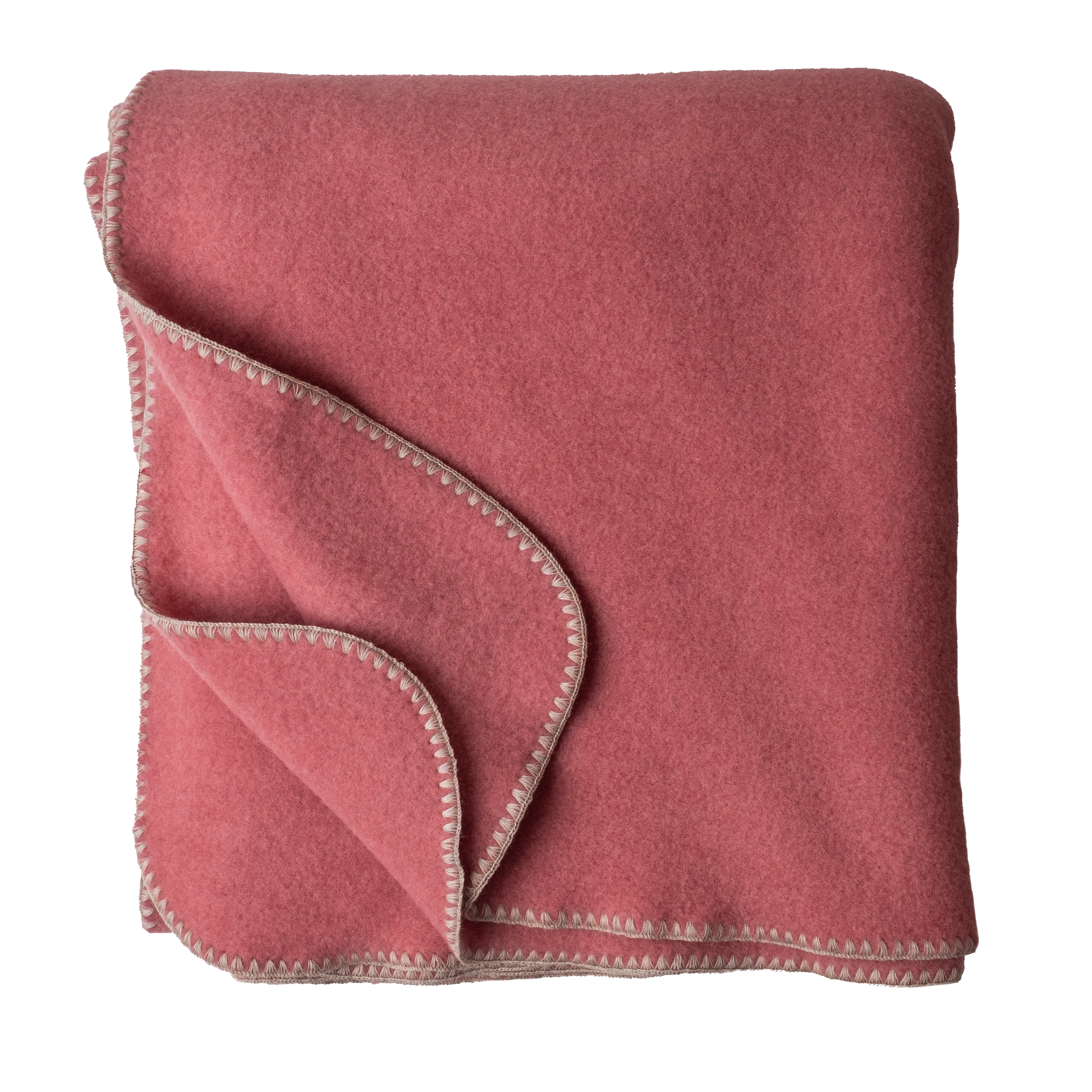 Adult's blanket, with shell stitch