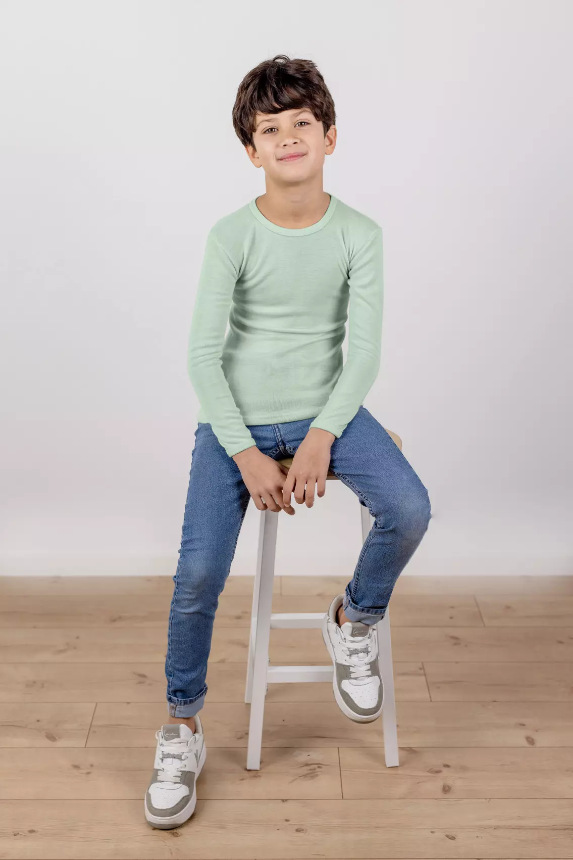 Kinder-Shirt, langarm