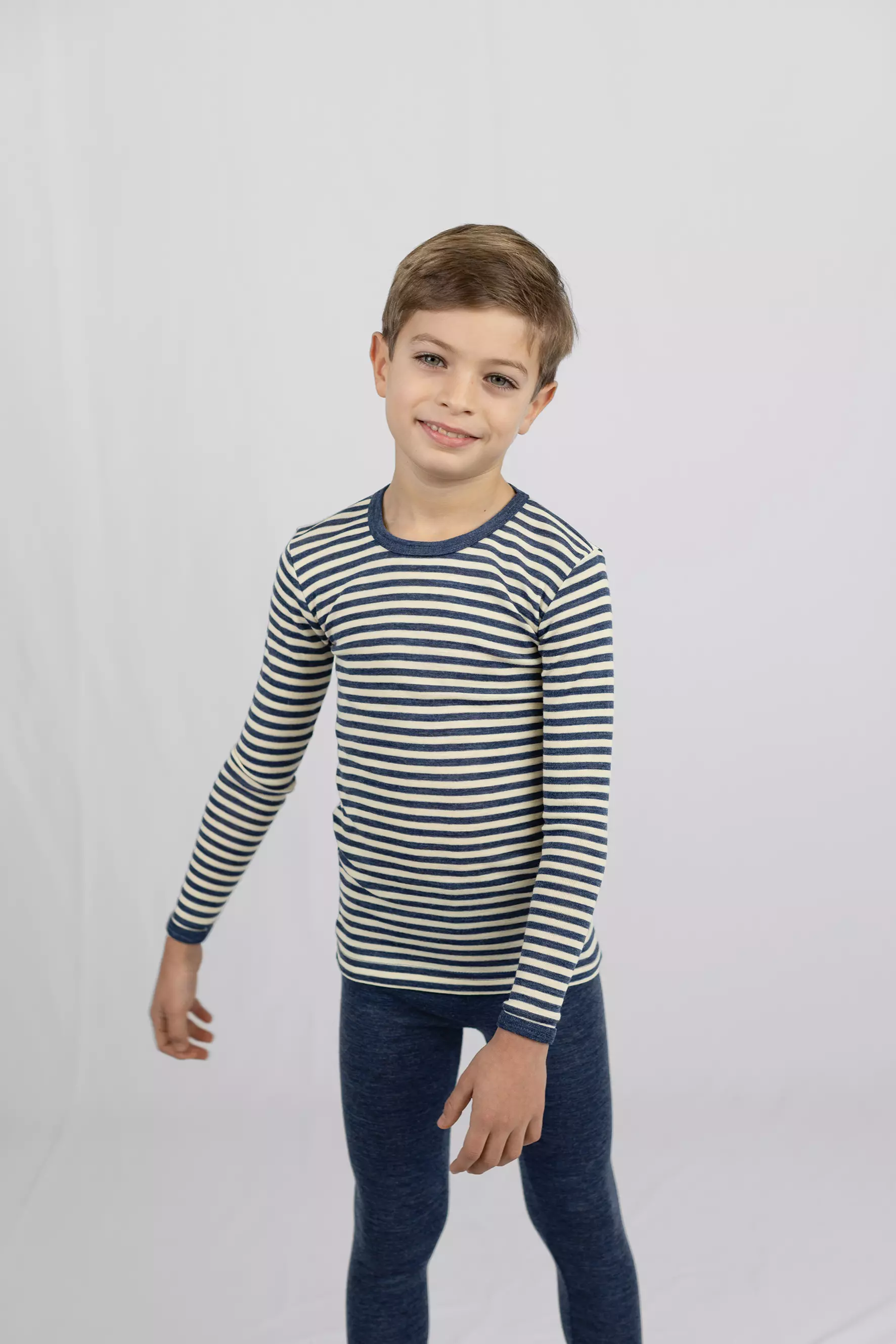 427810 blau melange/natur (9:9)