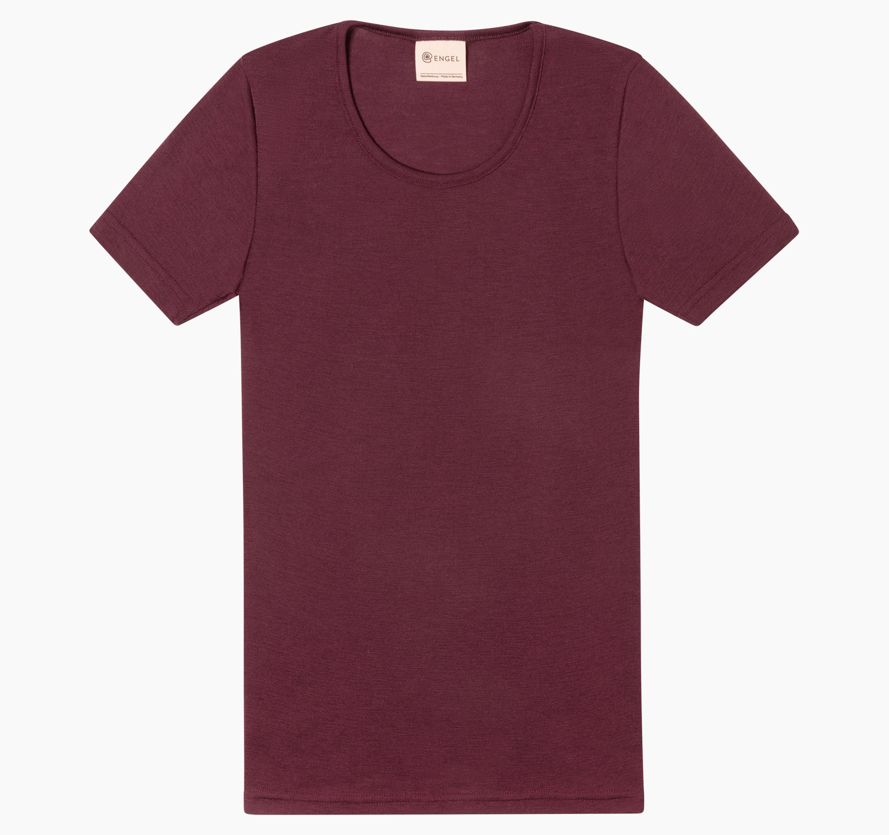 T-Shirt Damen aus Merinowolle & Seide, GOTS