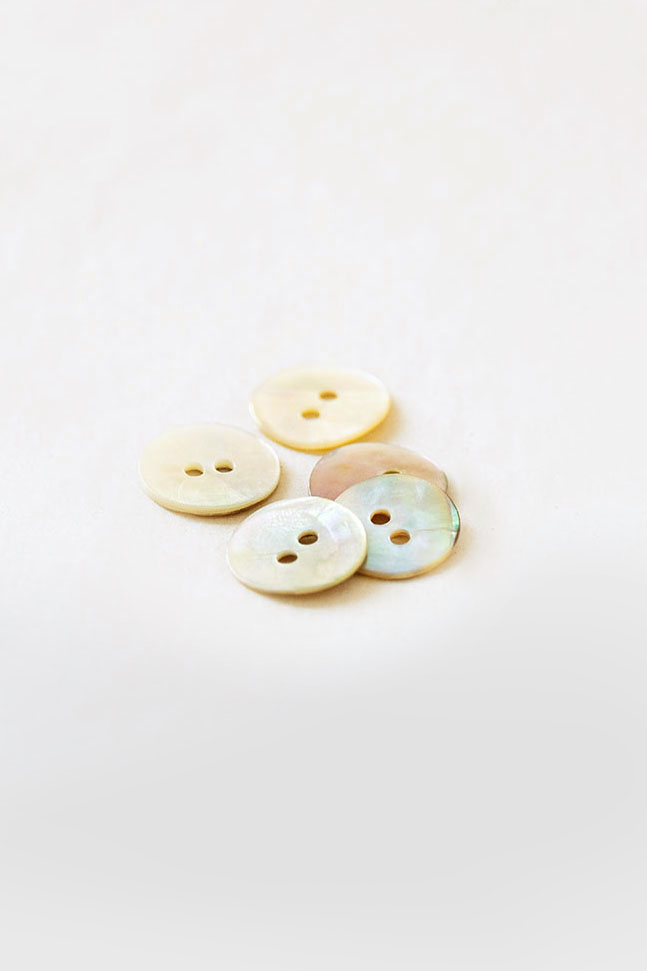 Perlmuttknopf, klein (5er Pack)