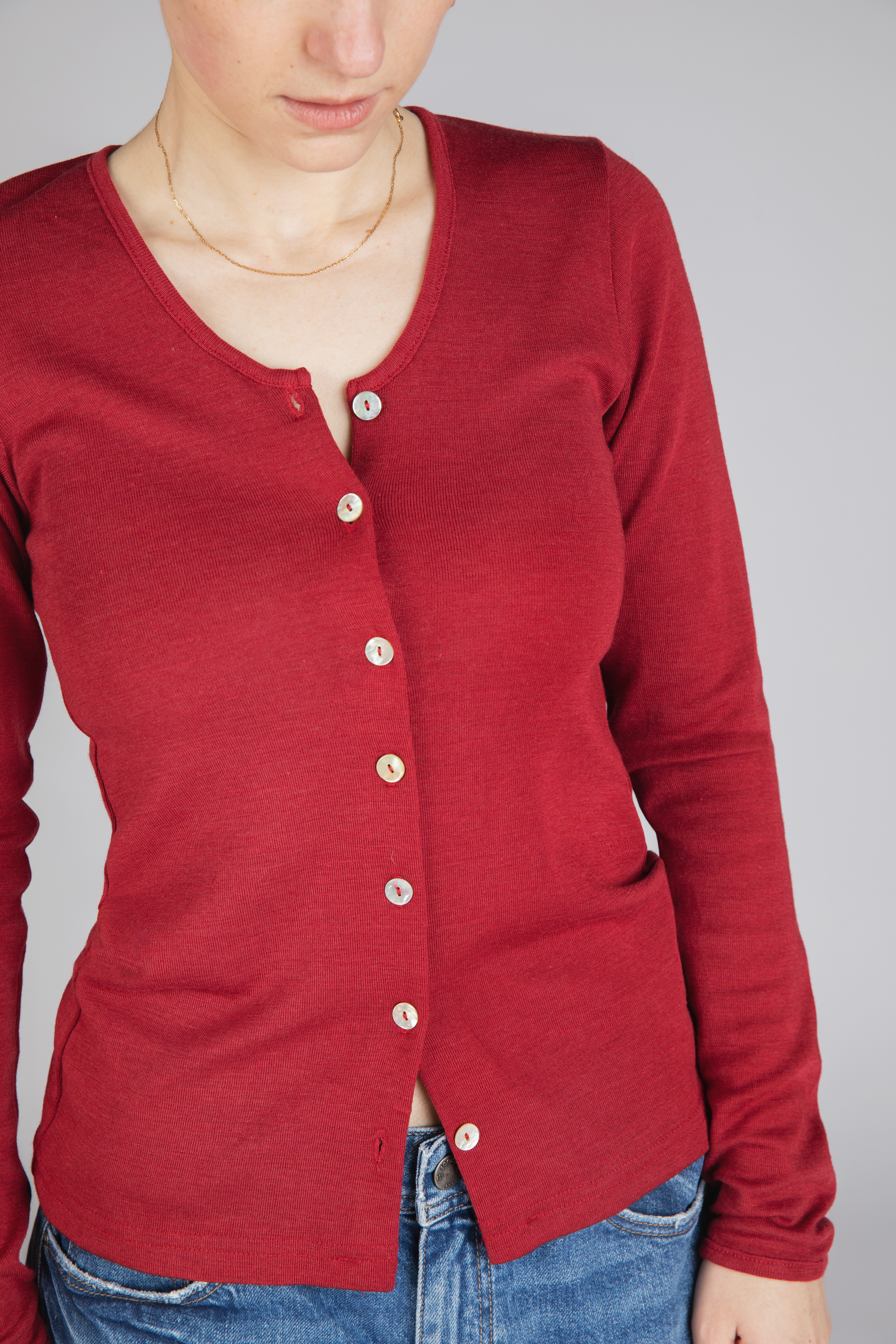 Cardigan Damen, GOTS